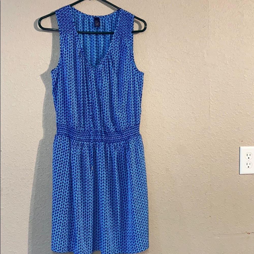 Blue Gap Size L Midi Dress